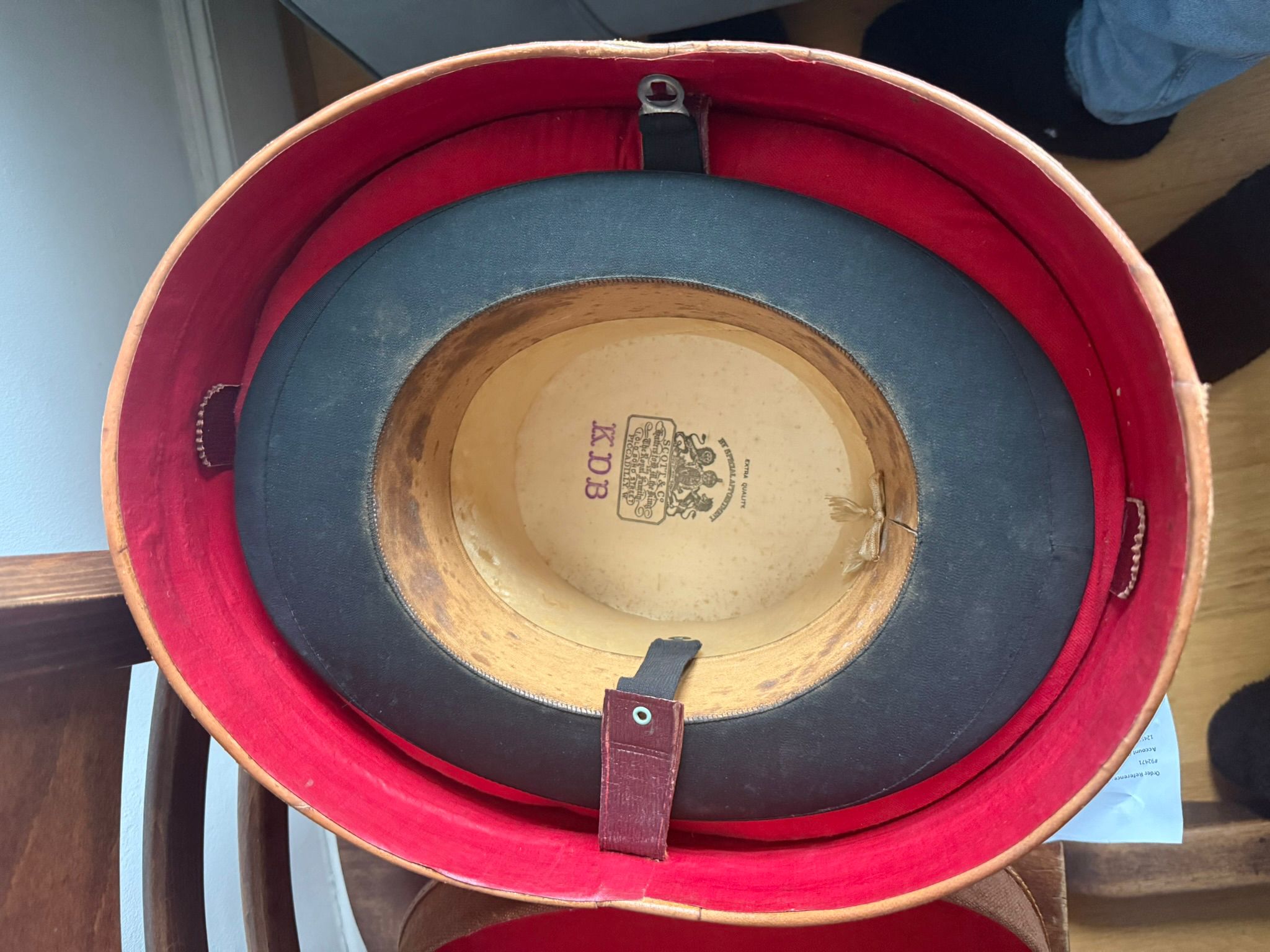 Antique Scott & Co Silk Top Hat with Original Box (57cm)