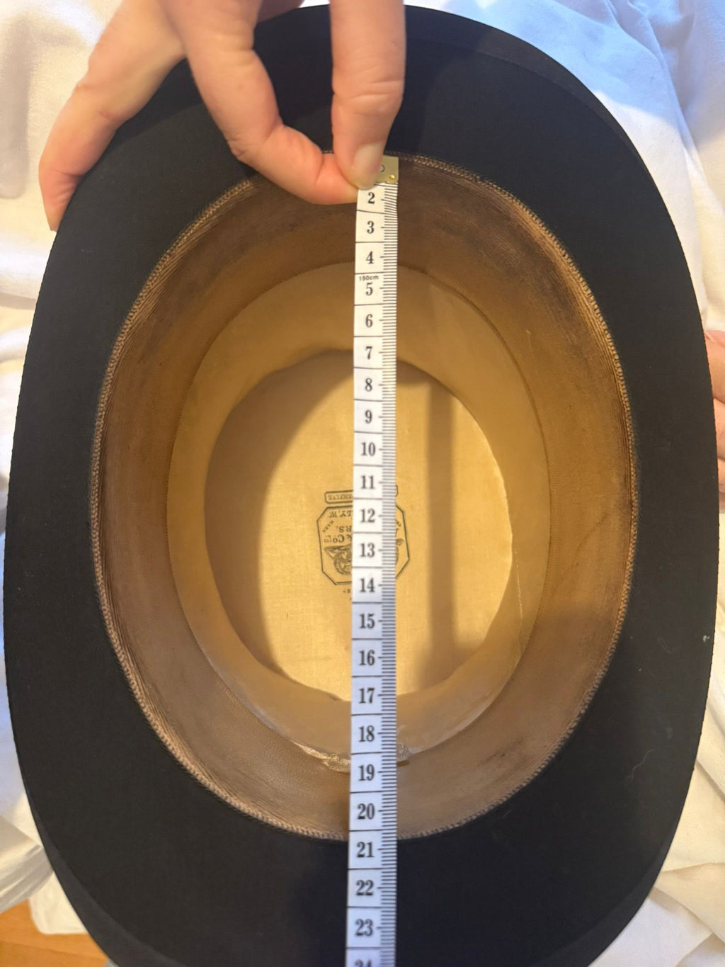 Antique Scott & Co Silk Top Hat with Original Box (57cm)