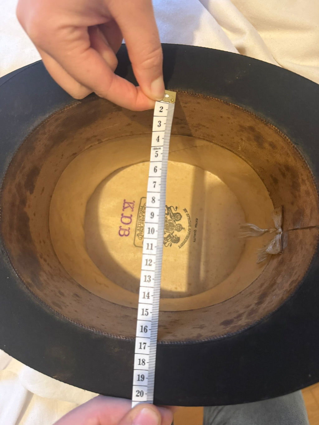 Antique Scott & Co Silk Top Hat with Original Box (57cm)