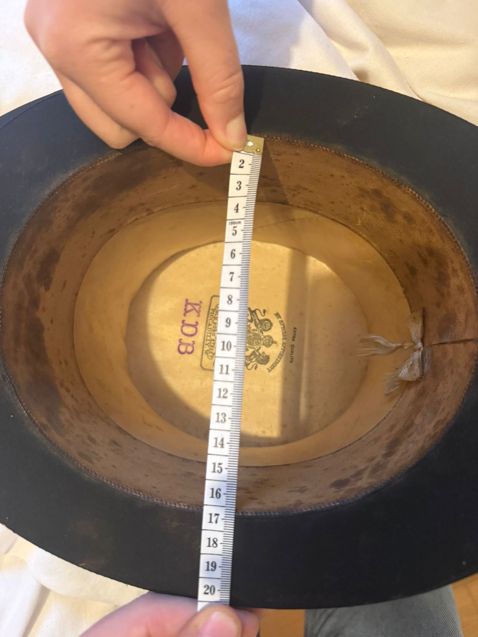 Antique Scott & Co Silk Top Hat with Original Box (57cm)