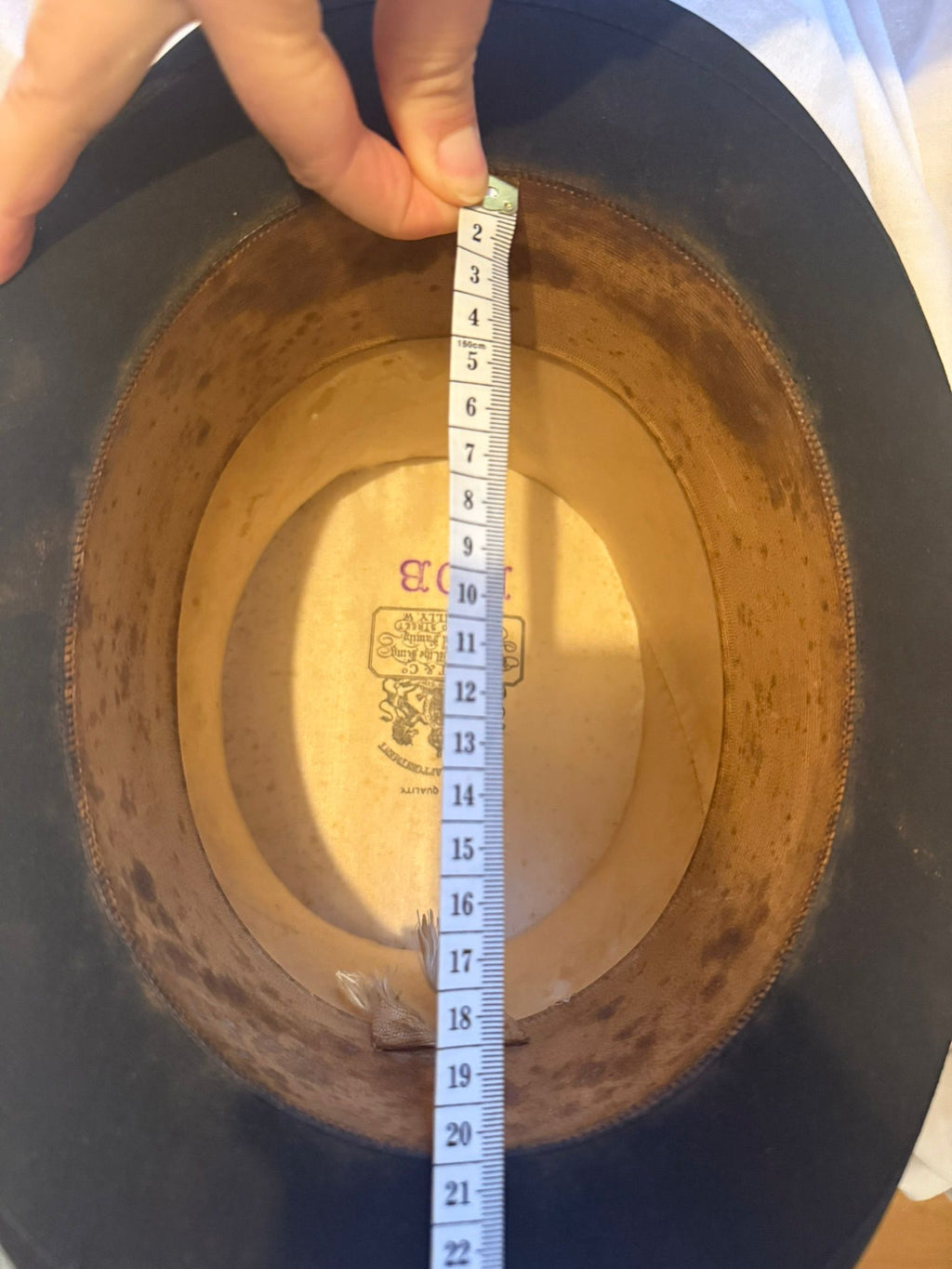 Antique Scott & Co Silk Top Hat with Original Box (57cm)