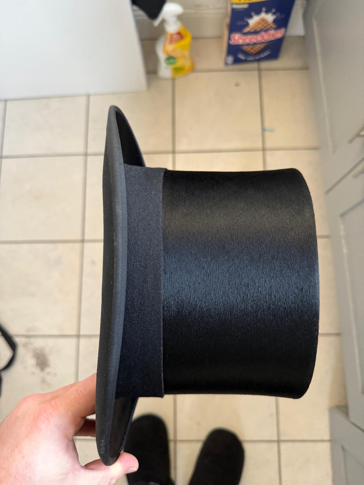 100% Silk Top Hat, 1930’s, Small, 54cm