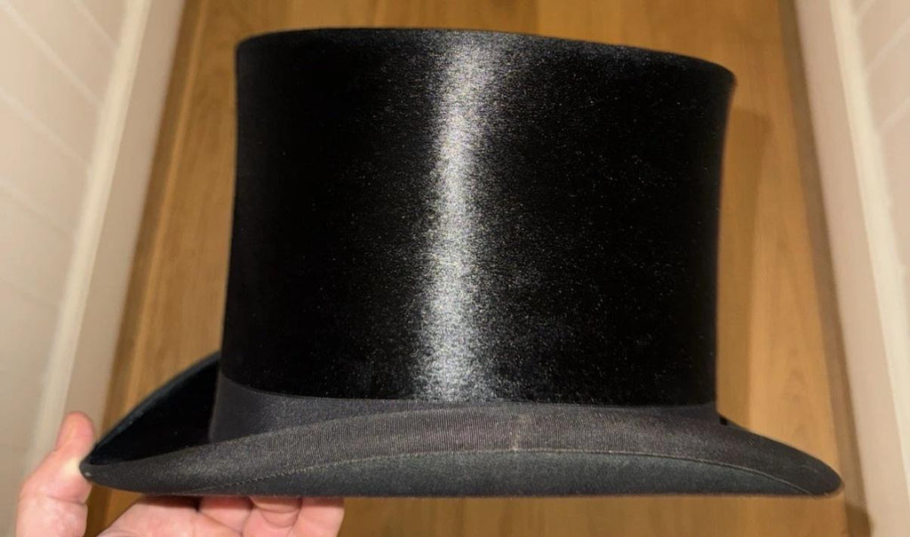 Antique Christy's Silk Top Hat - Size 56.5cm