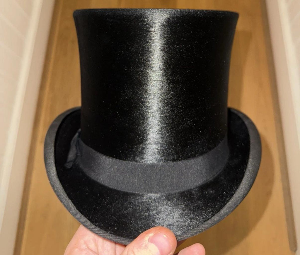 Antique Christy's Silk Top Hat - Size 56.5cm