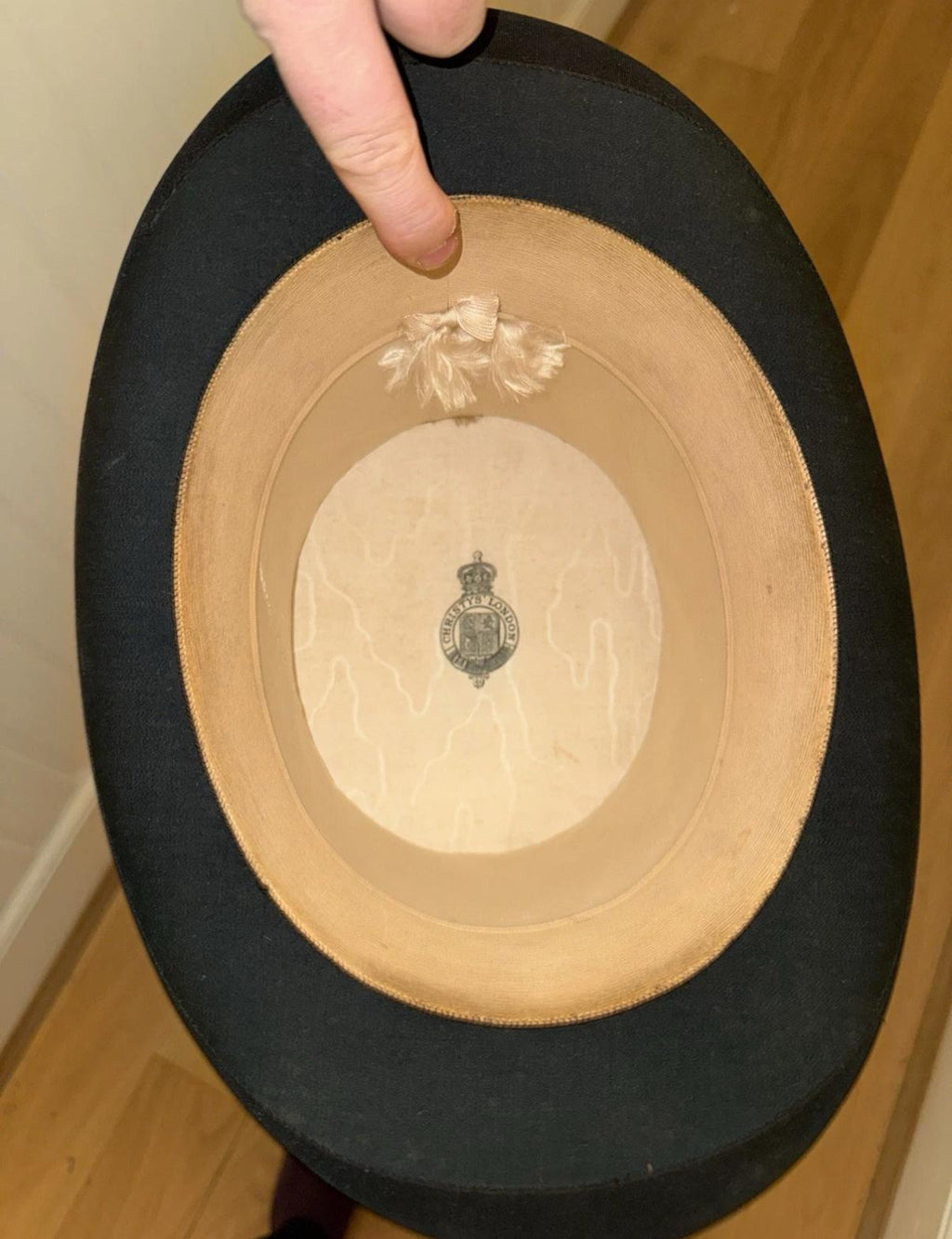 Antique Christy's Silk Top Hat - Size 56.5cm