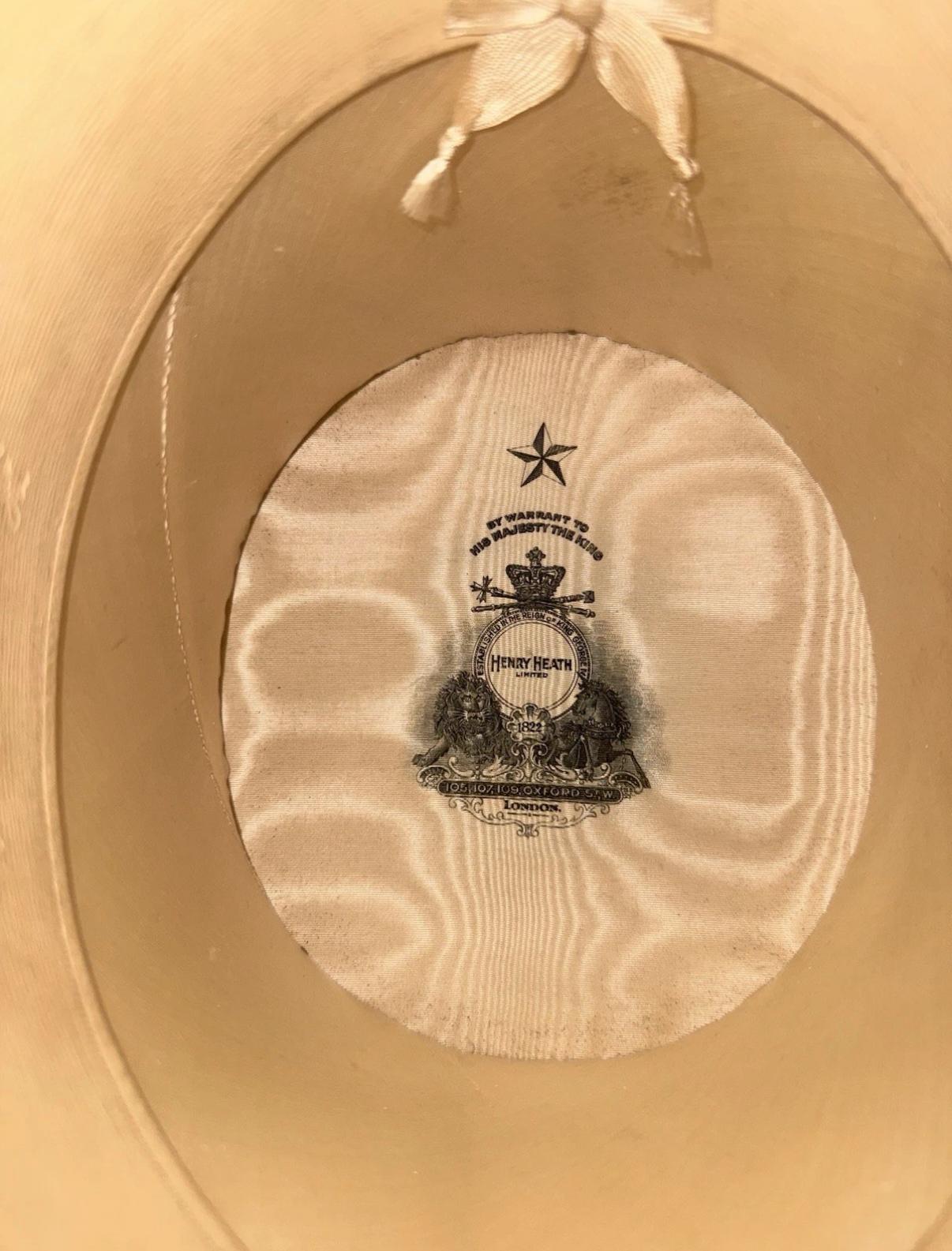 Antique Silk Top Hat - Henry Heath - Size 56cm